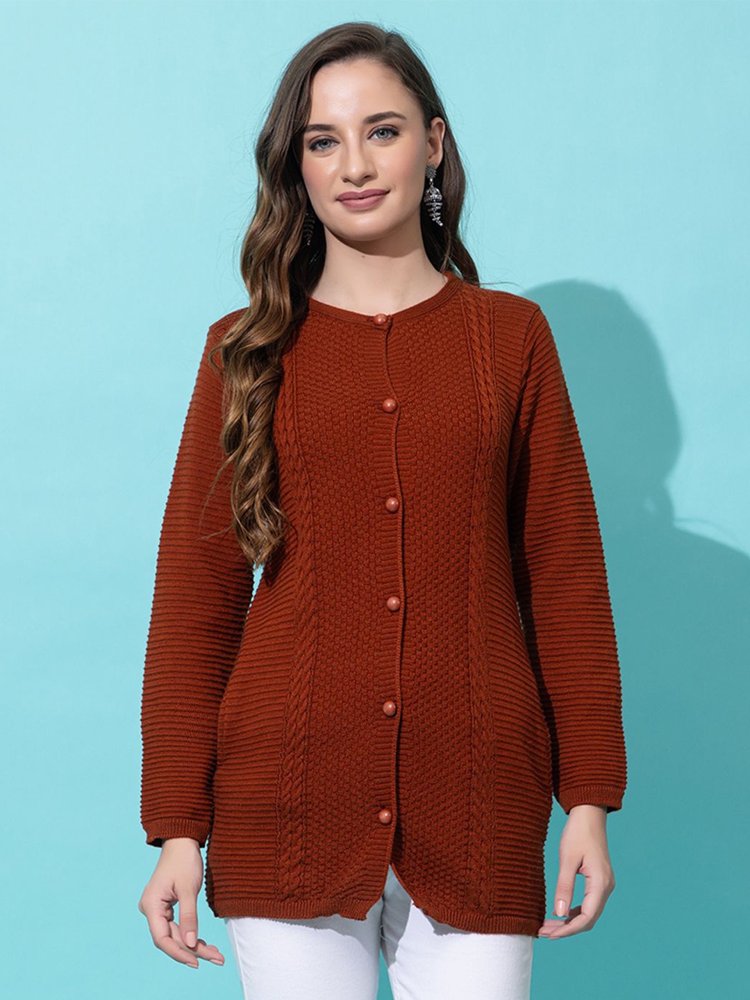 

Anouk Women Cardigan, Rust