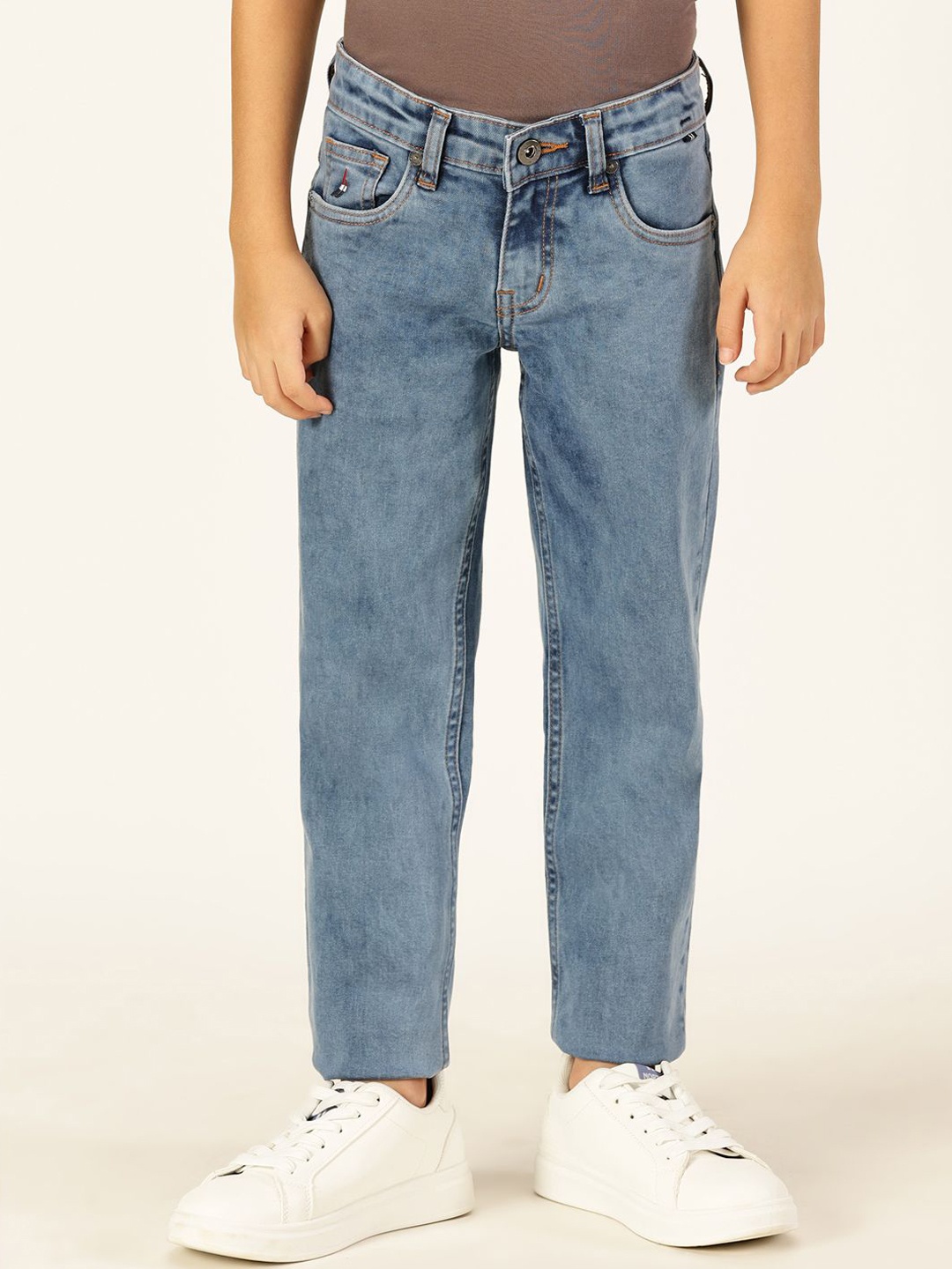 

Nautica Boys Smart Slim Fit Stretchable Jeans, Blue