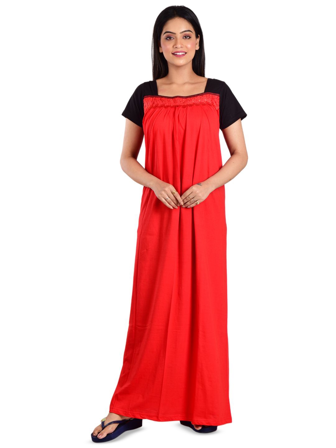 

DUI KONNA Maxi Nightdress, Red