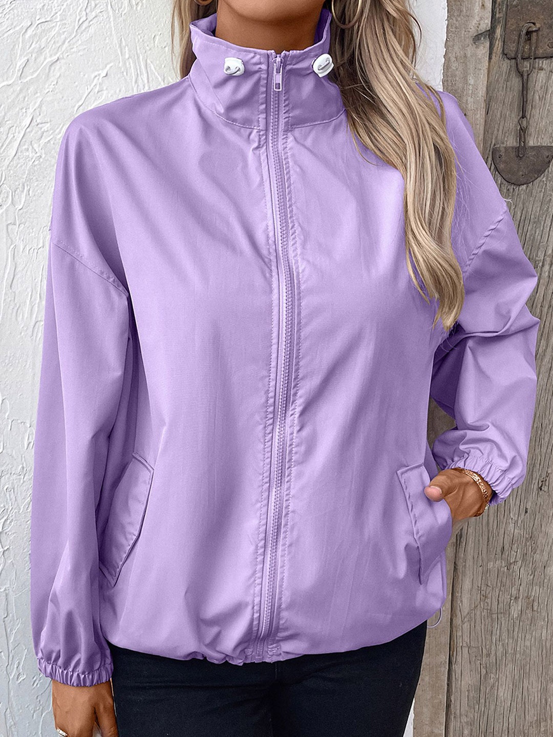 

StyleCast x Revolte Women Tailored Jacket, Purple