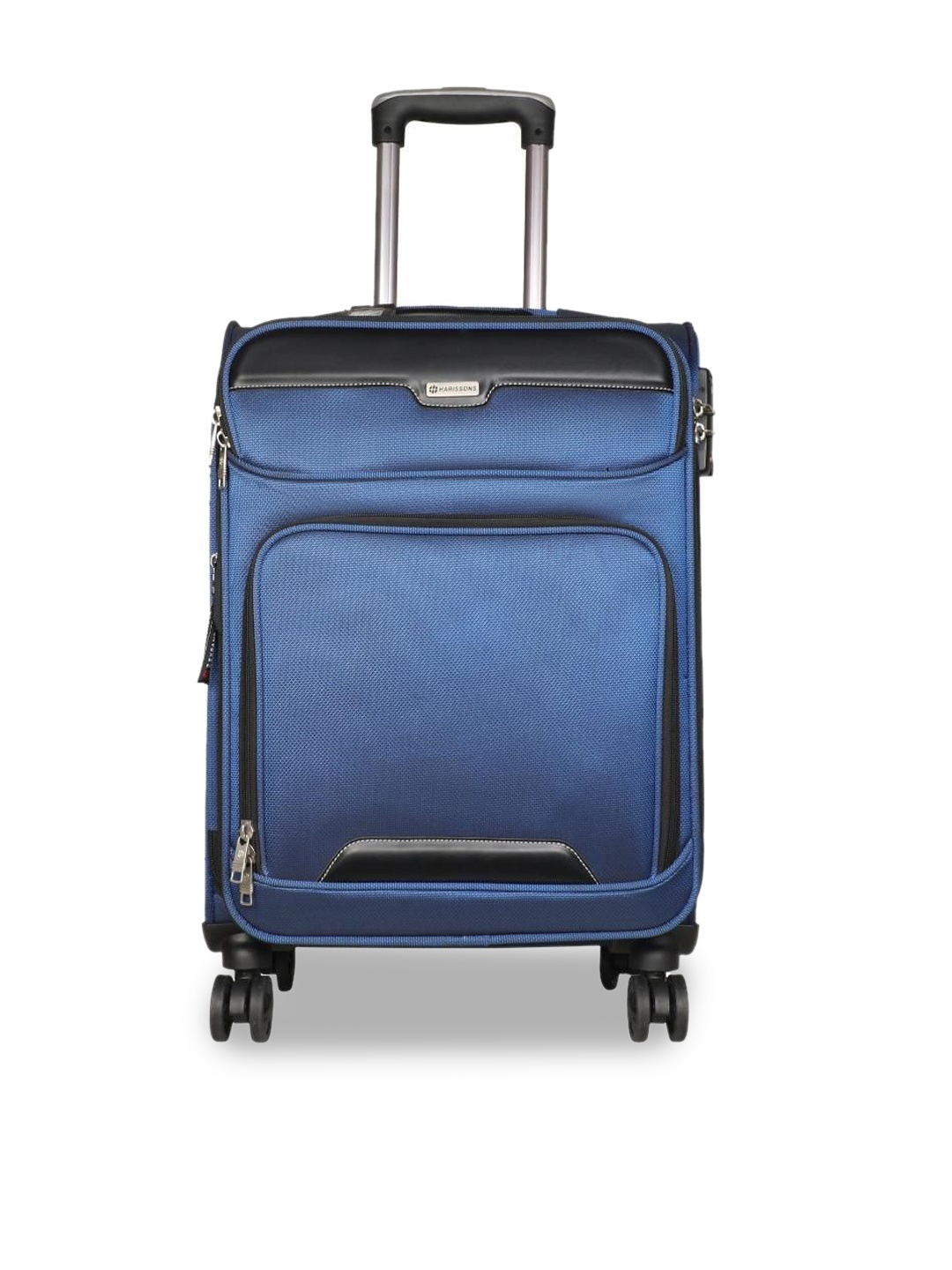

Harissons Textured Soft-Sided Large Trolley Bag, Blue