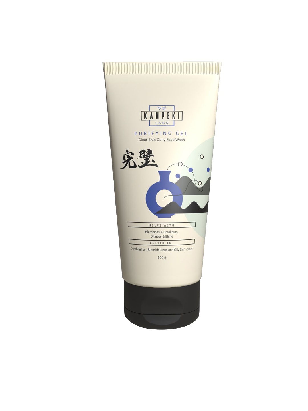 

Kanpeki Labs Purifying Gel Face Wash-100gm, Blue
