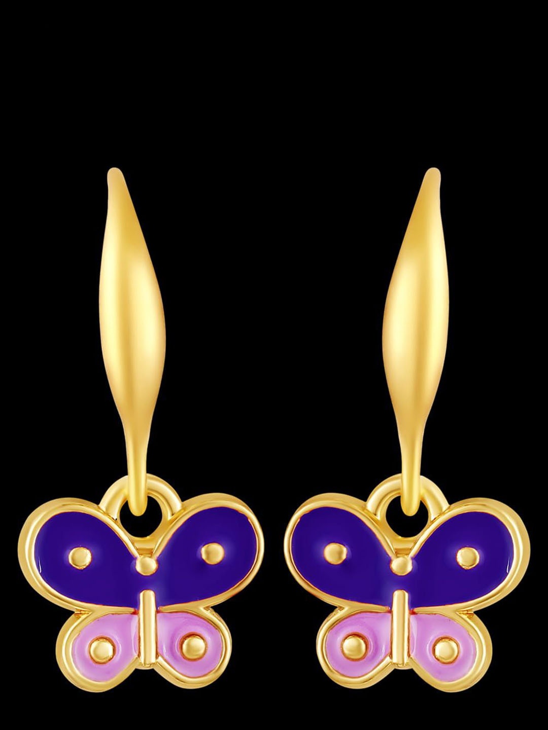 

BDIVA Gold Plated Contemporary Drop Earrings