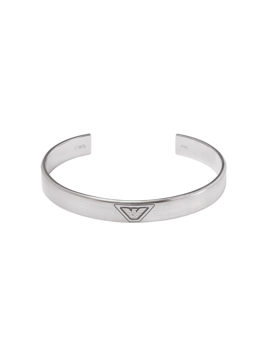 

Emporio Armani Men Stainless Steel Cuff Bracelet, Silver
