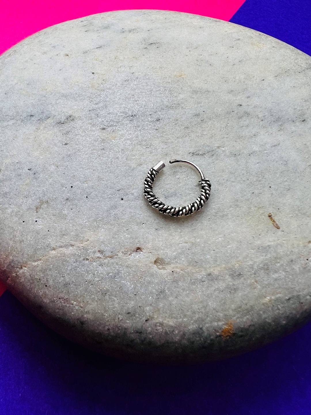 

Arte Jewels Sterling Silver Ring Nosepin