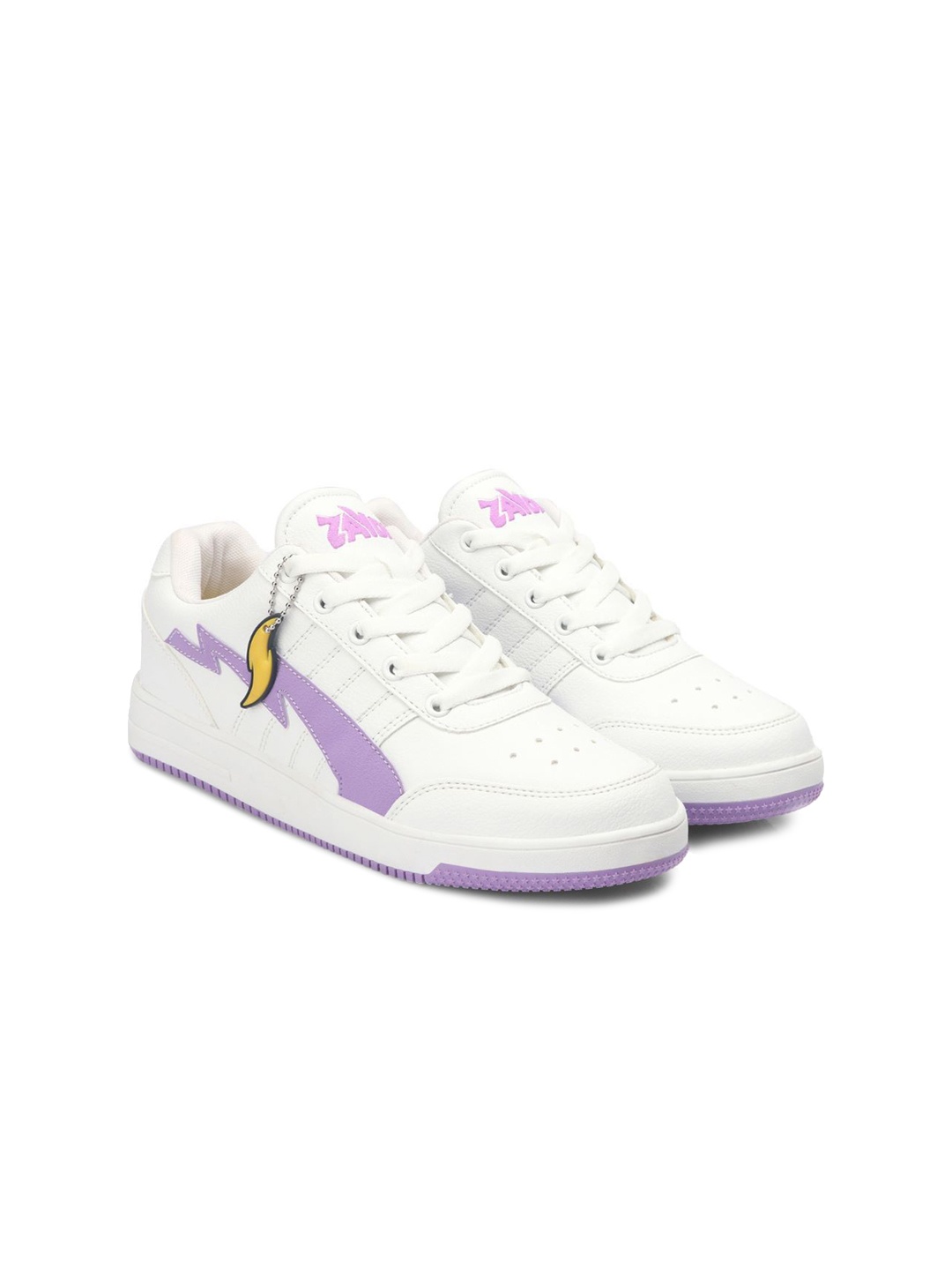 

ZAYDN Women Colourblocked Sneakers, Purple