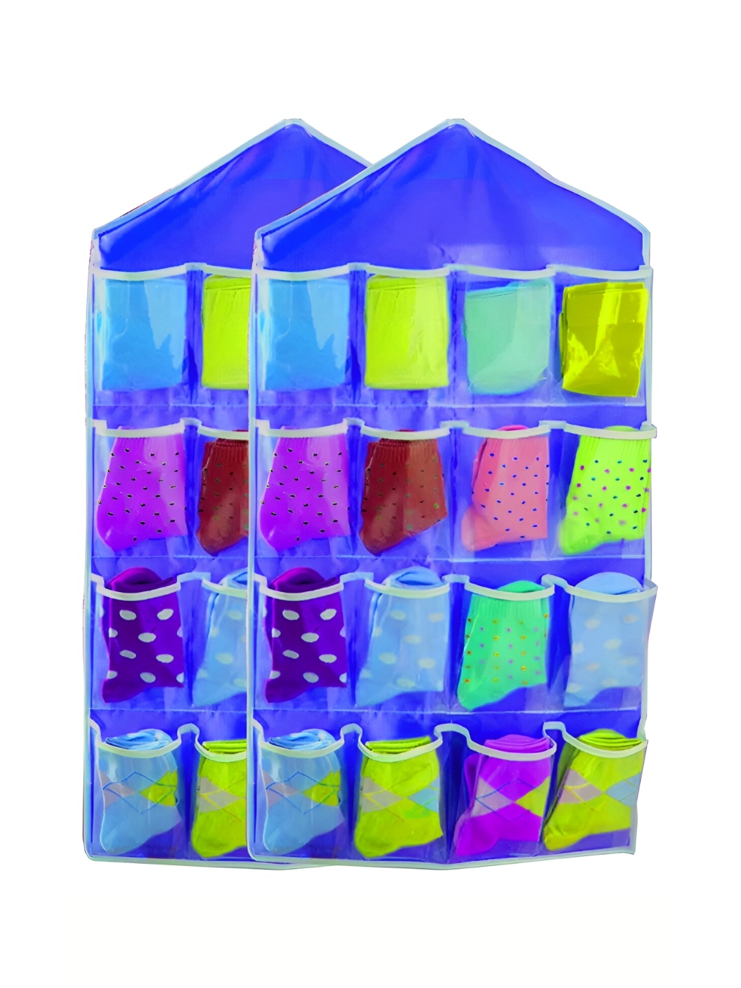 

atorakushon Blue 2 Pieces Reusable Multi-Utility Organisers