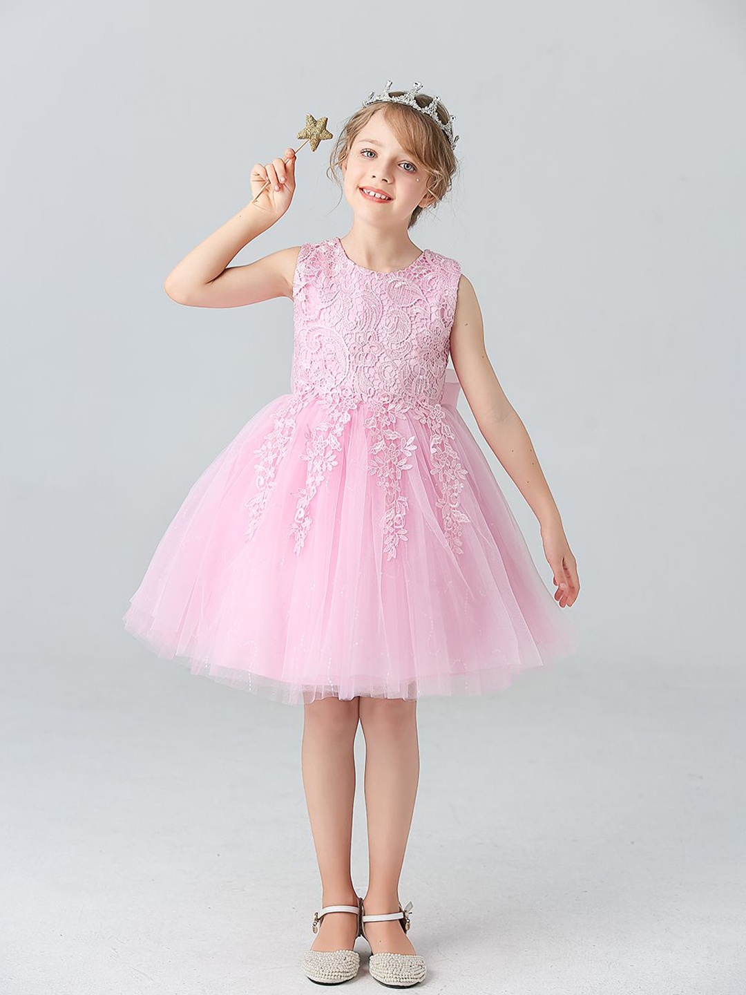 

JC SPARKLE Fit & Flare Dress, Pink