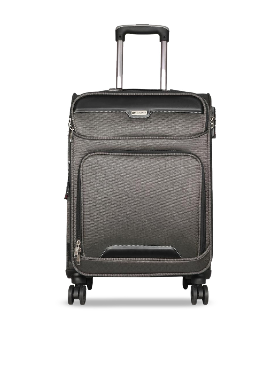 

Harissons Textured Soft-Sided Large Trolley Bag, Grey
