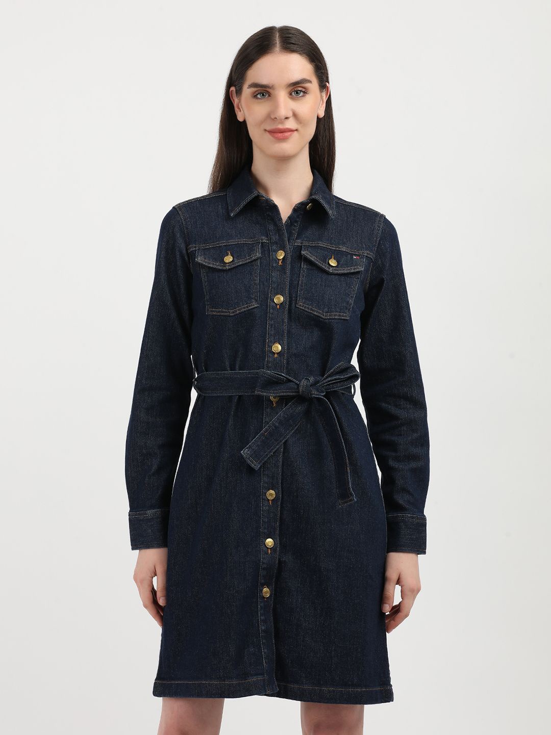 

Tommy Hilfiger Denim Shirt Dress, Navy blue