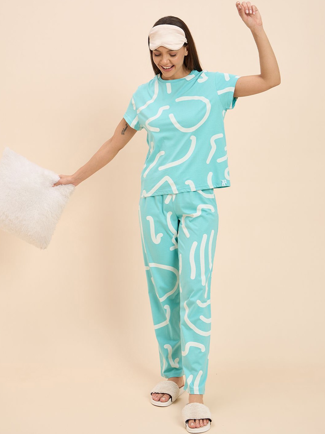 

Sweet Dreams Marine Sleep Pyjama Set, Blue