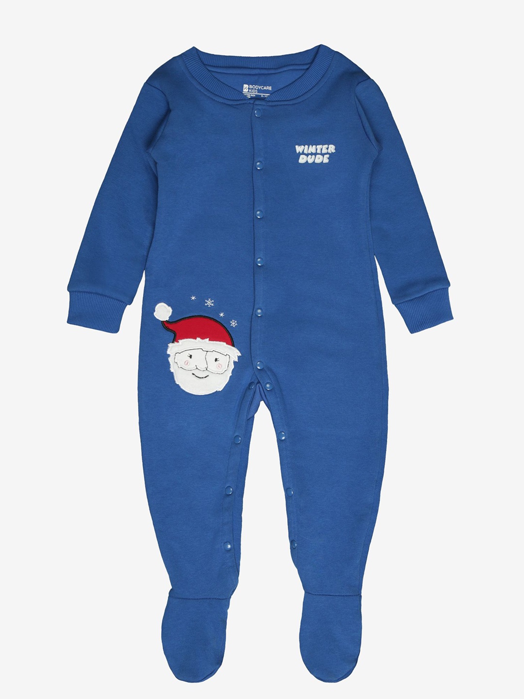 

Bodycare Kids Boys Embroidered Rompers, Blue
