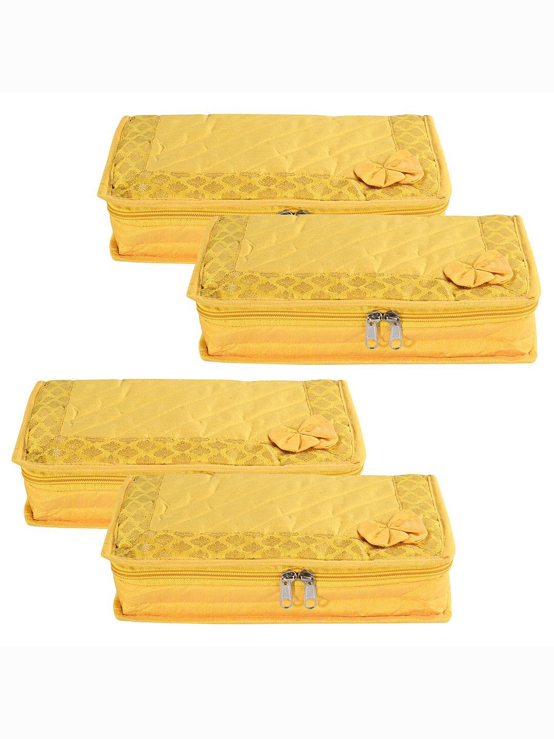 

Kuber Industries Yellow 4 Pieces Jewellery Organisers