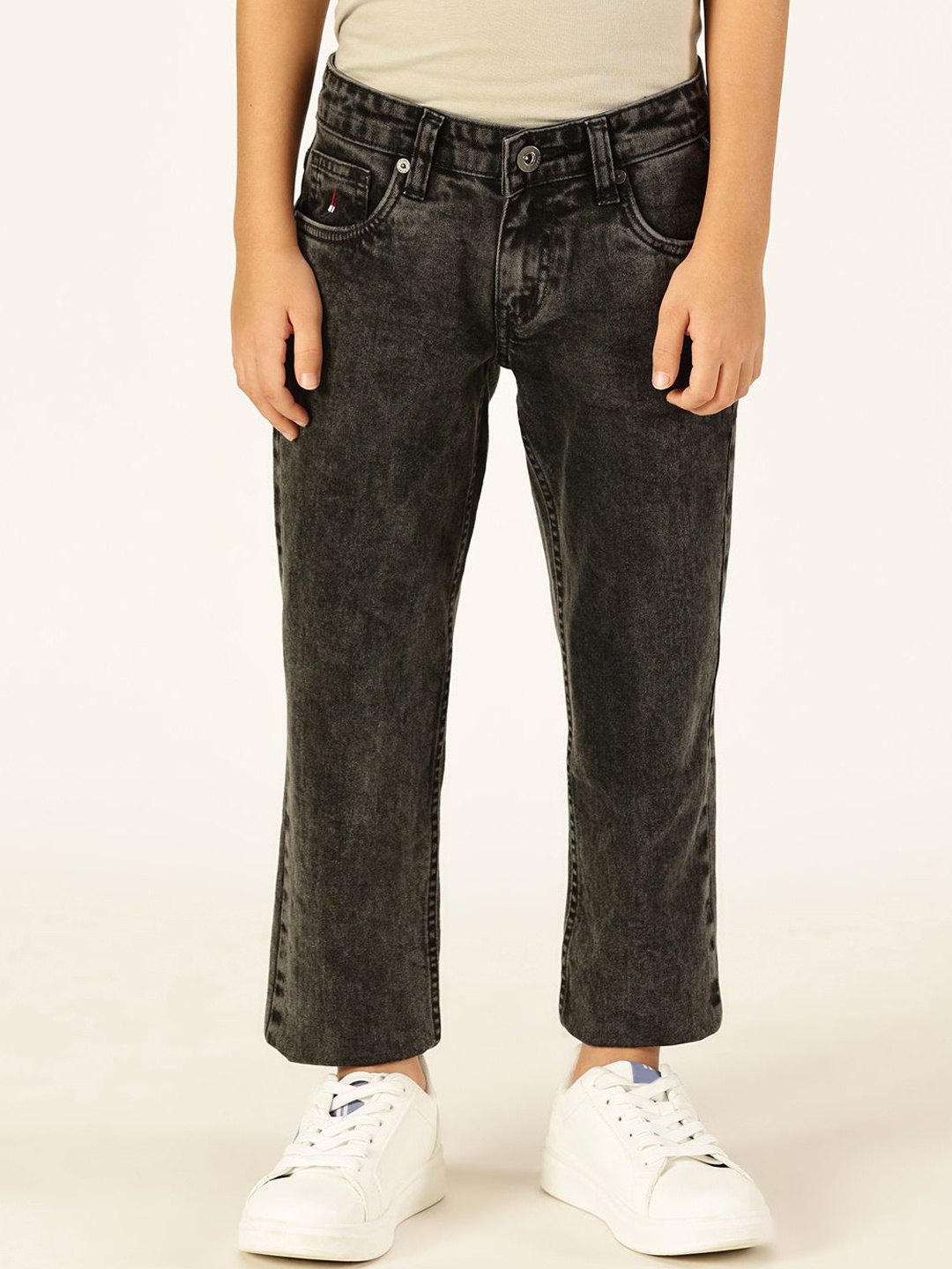 

Nautica Boys Smart Slim Fit Stretchable Jeans, Grey