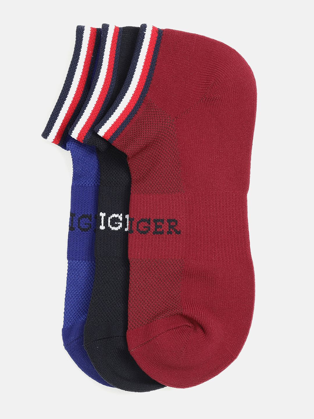 

Tommy Hilfiger Men Pack Of 3 Ankle-length Socks, Navy blue