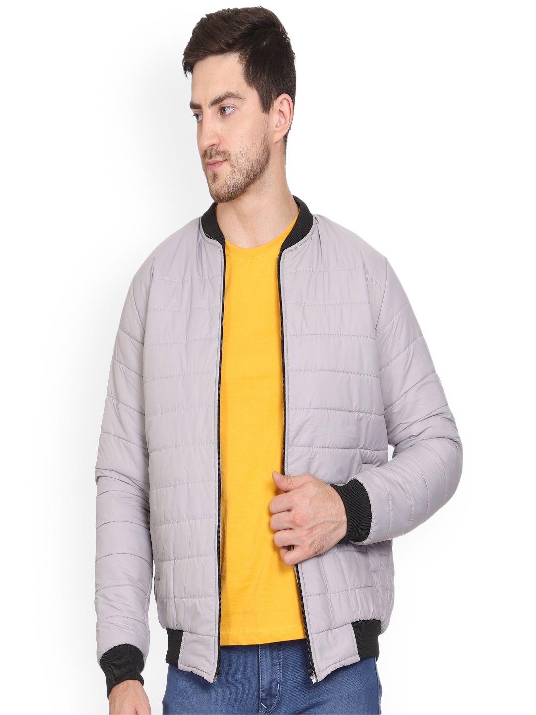 

BAESD Men Lightweight Outdoor Bomber Jacket, Grey