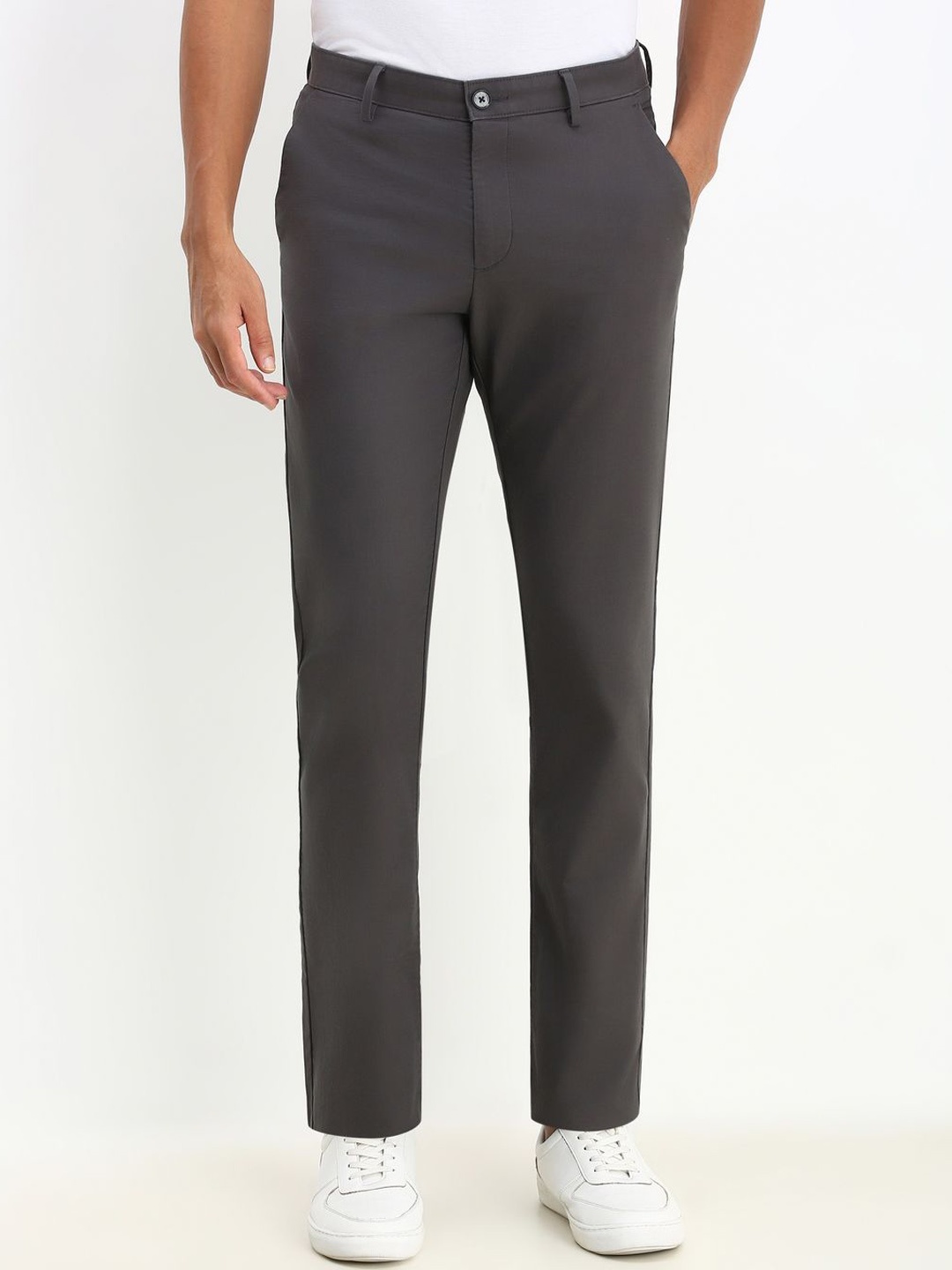 

Allen Solly Men Trousers, Grey