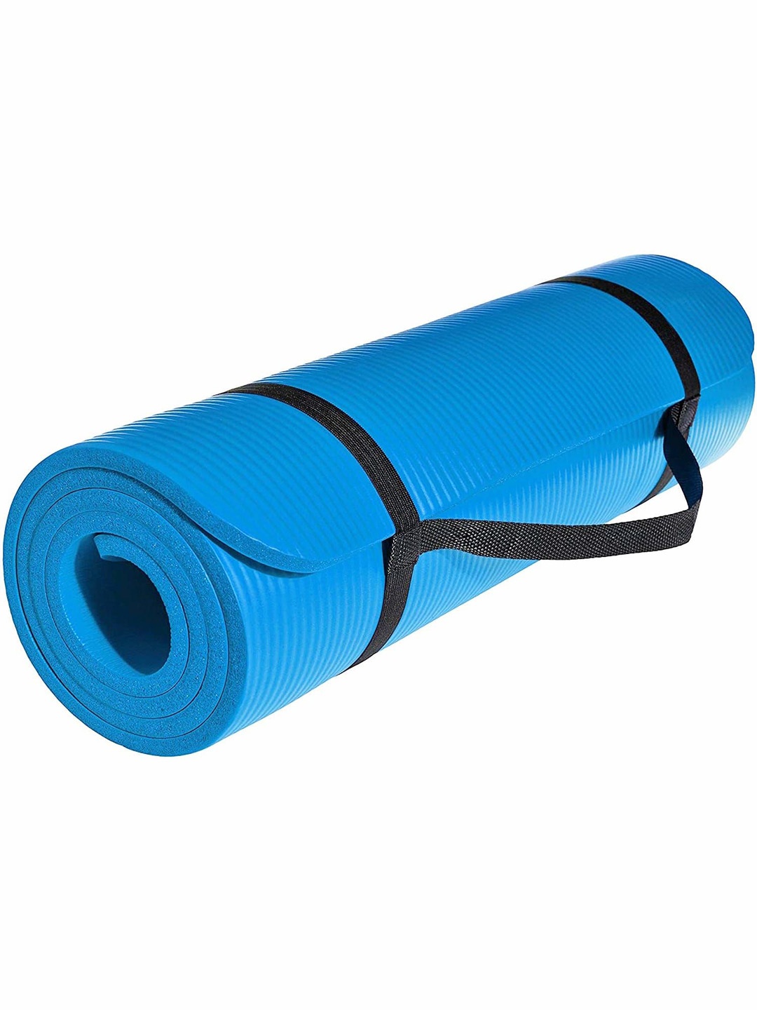 

STRAUSS Blue Extra Thick Anti-Skid Yoga Mat