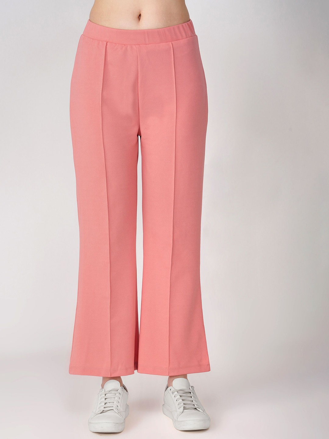 

Street22 Women Comfort High-Rise Trousers, Orange