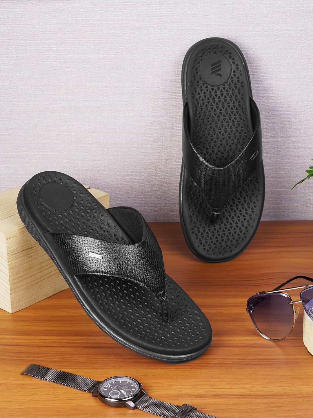 

WALKWAY by Metro Men Comfort Sandals, Black