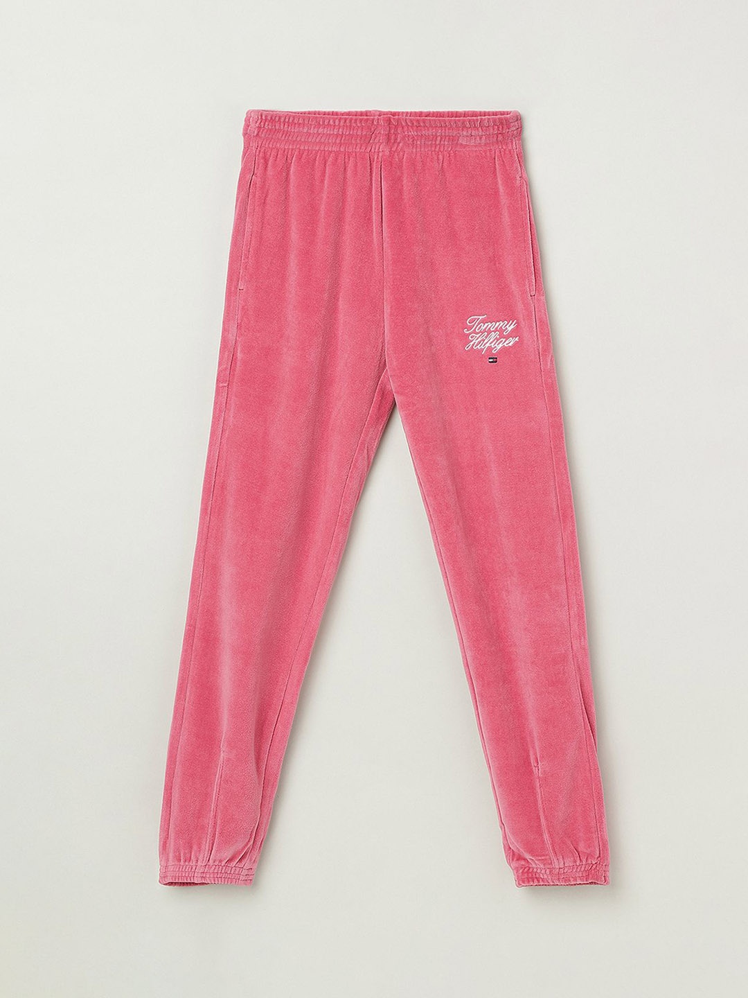 

Tommy Hilfiger Girls Mid-Rise Joggers, Pink