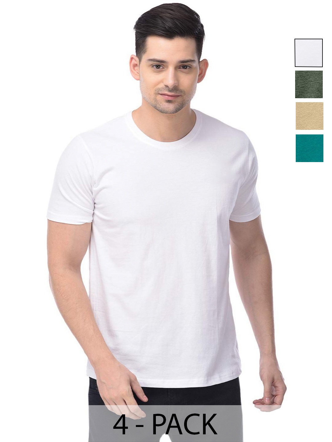 

COLOR CAPITAL Unisex 4 Cut Outs T-shirt, Na