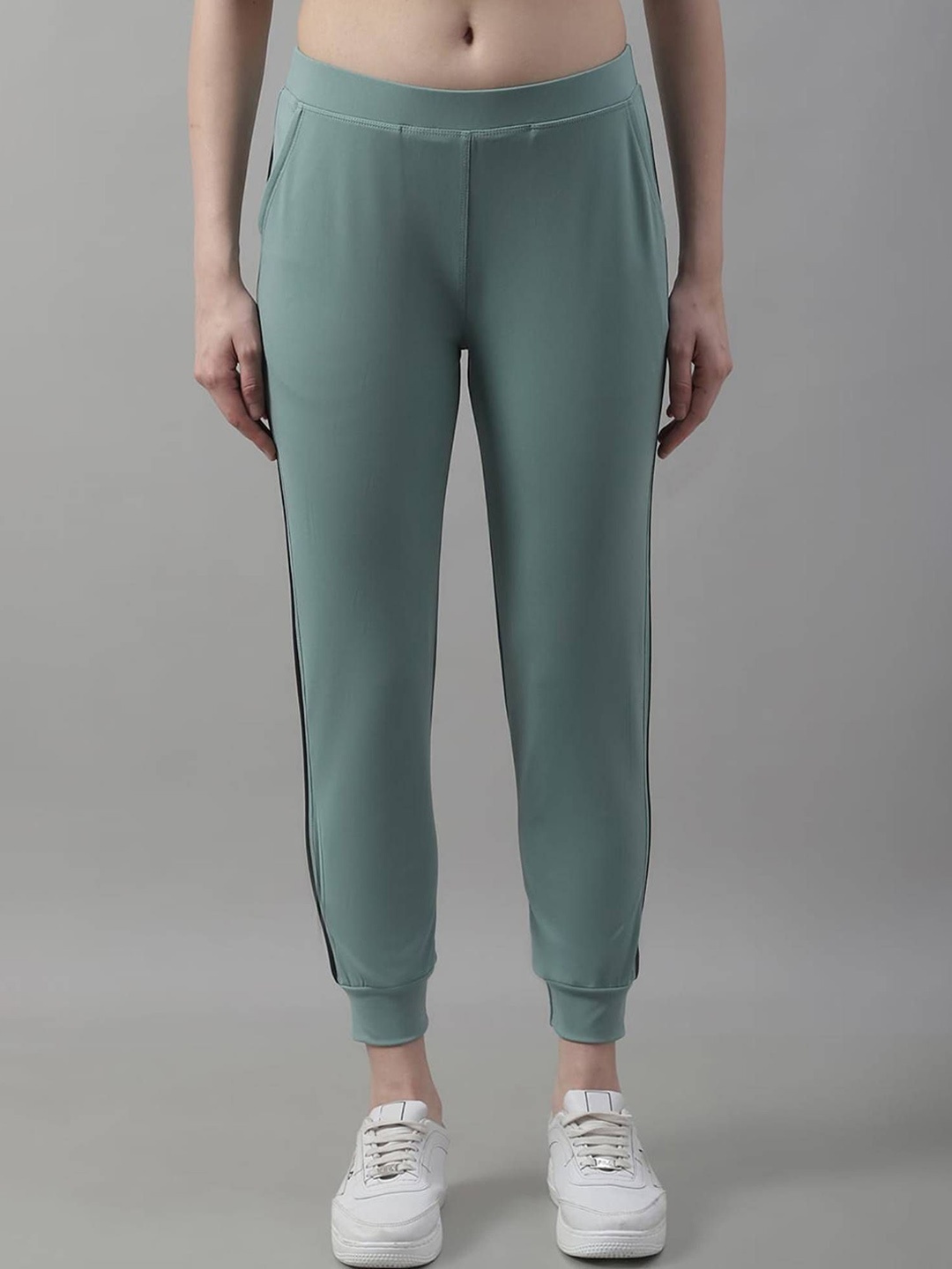 

WELL KEPT Women Mid-Rise Joggers, Sea green