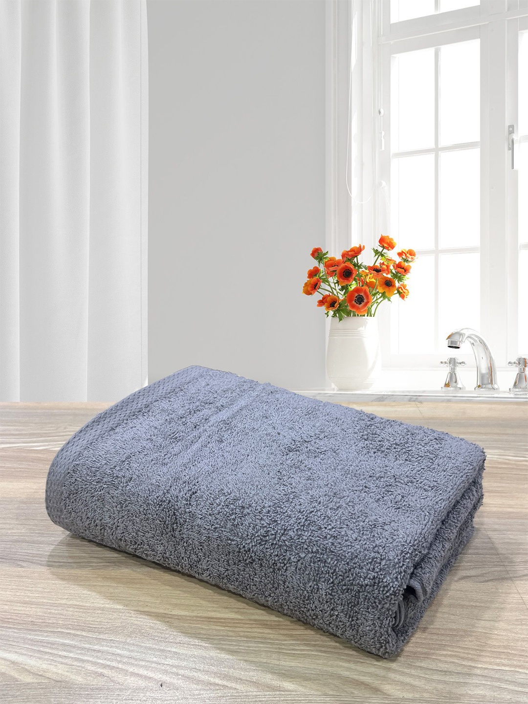 

LABHAM Grey Pure Cotton 500 GSM Bath Towel