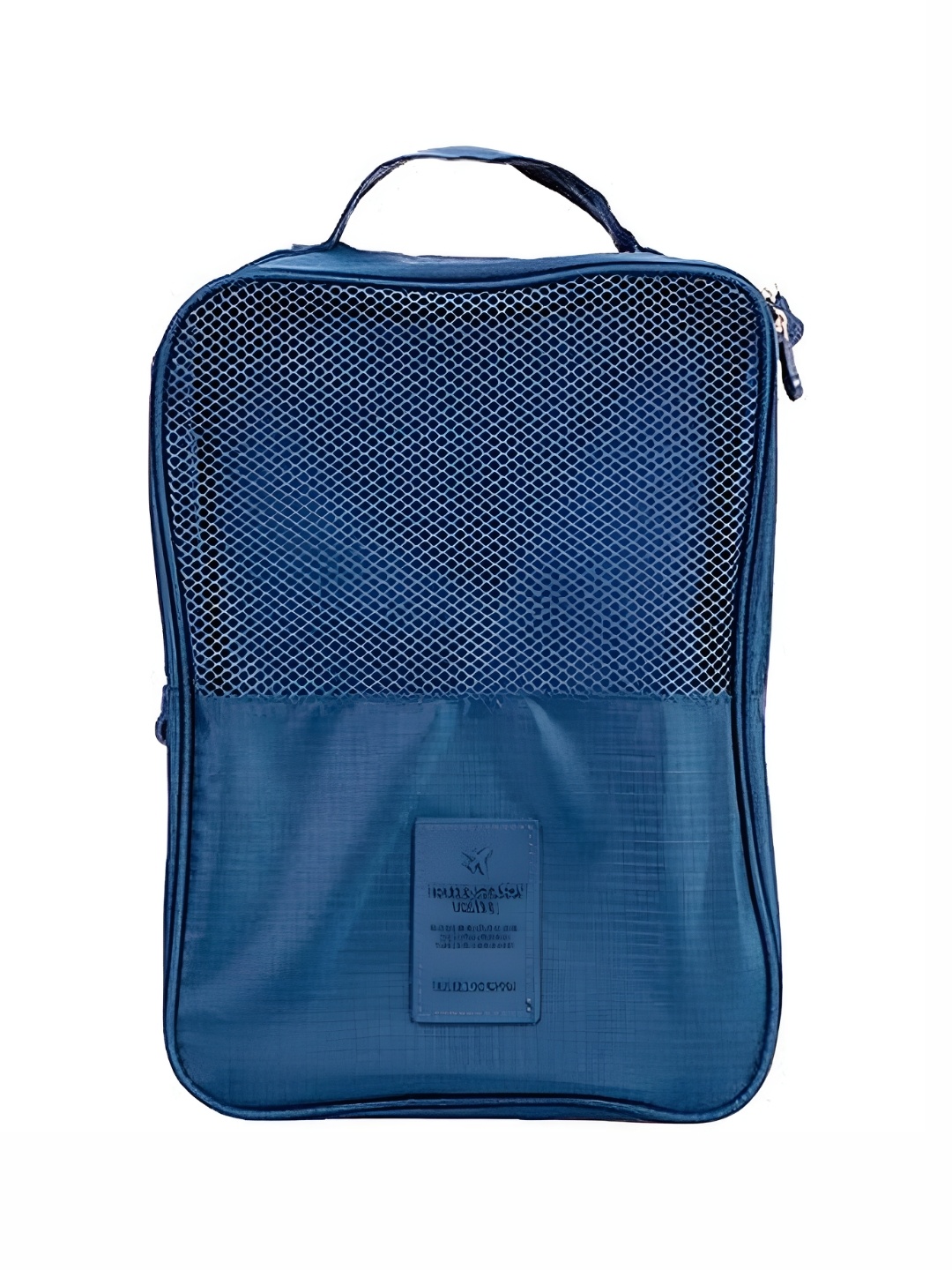

Awestuffs Navy Blue Water Resistant 3 Compartments Shoes Organisers