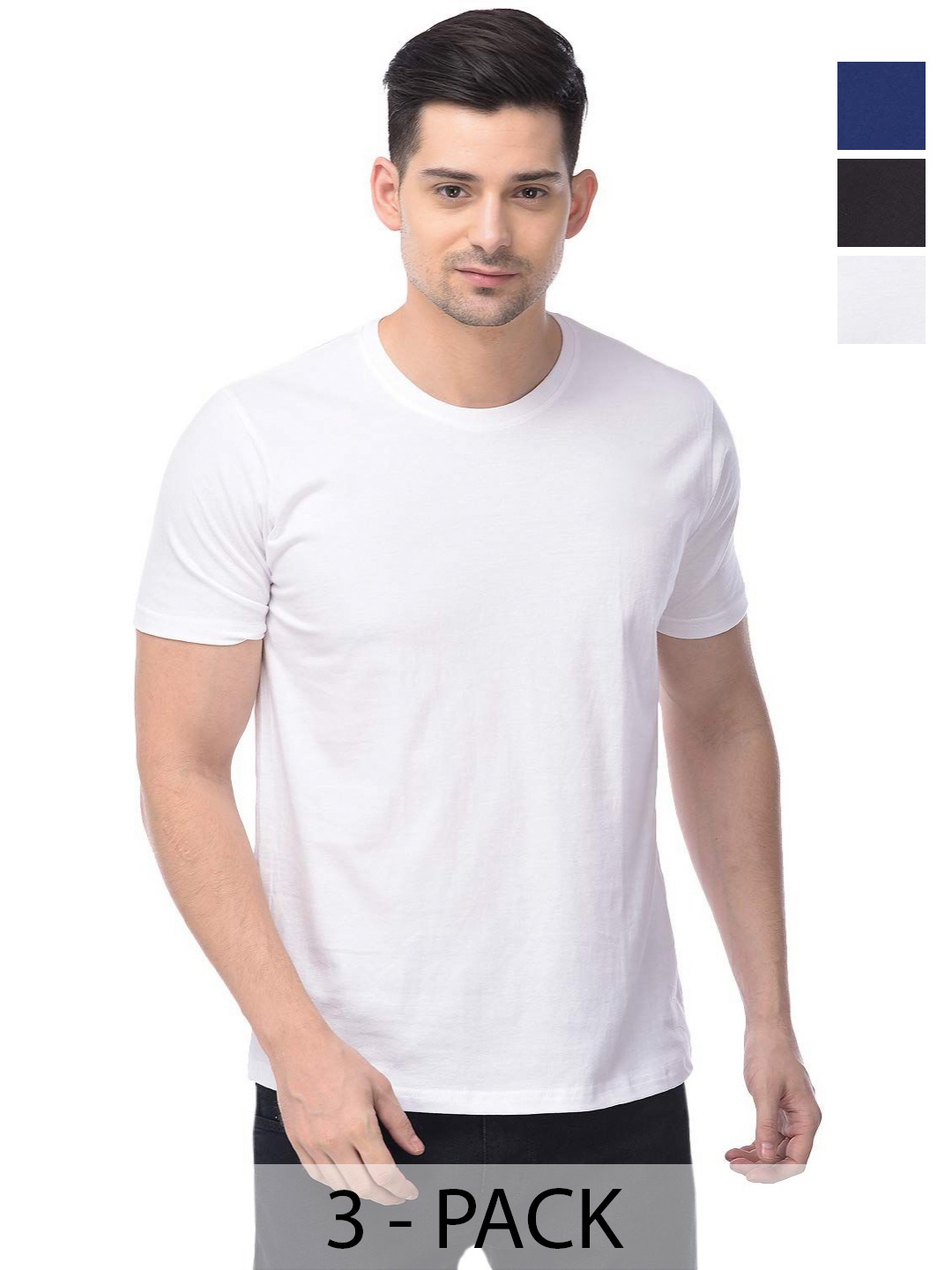 

COLOR CAPITAL Unisex 3 Raw Edge T-shirt, Na