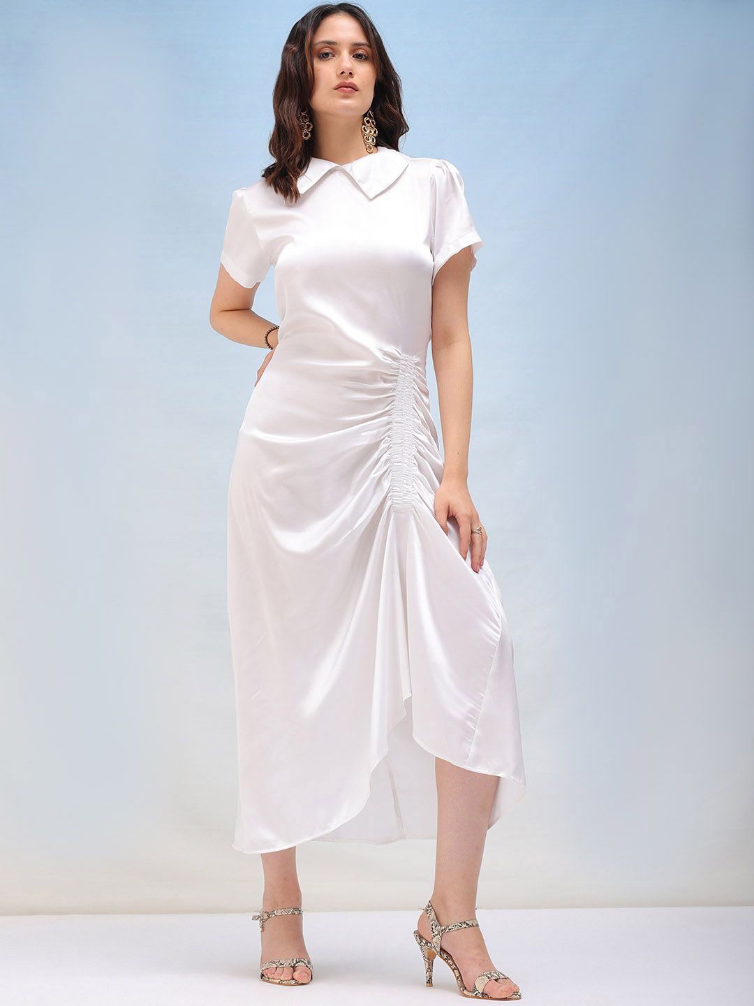 

Freehand by The Indian Garage Co Shirt Maxi Dress, White