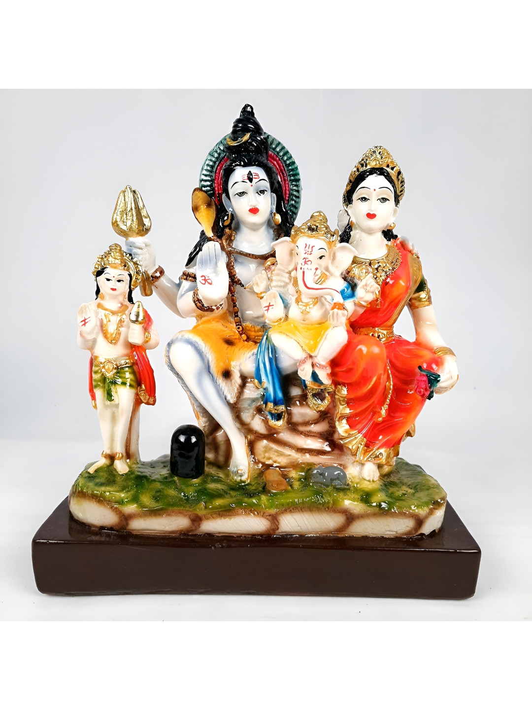 

apka mart Single Green & Cream-Coloured Religious Idol Medium Showpiece