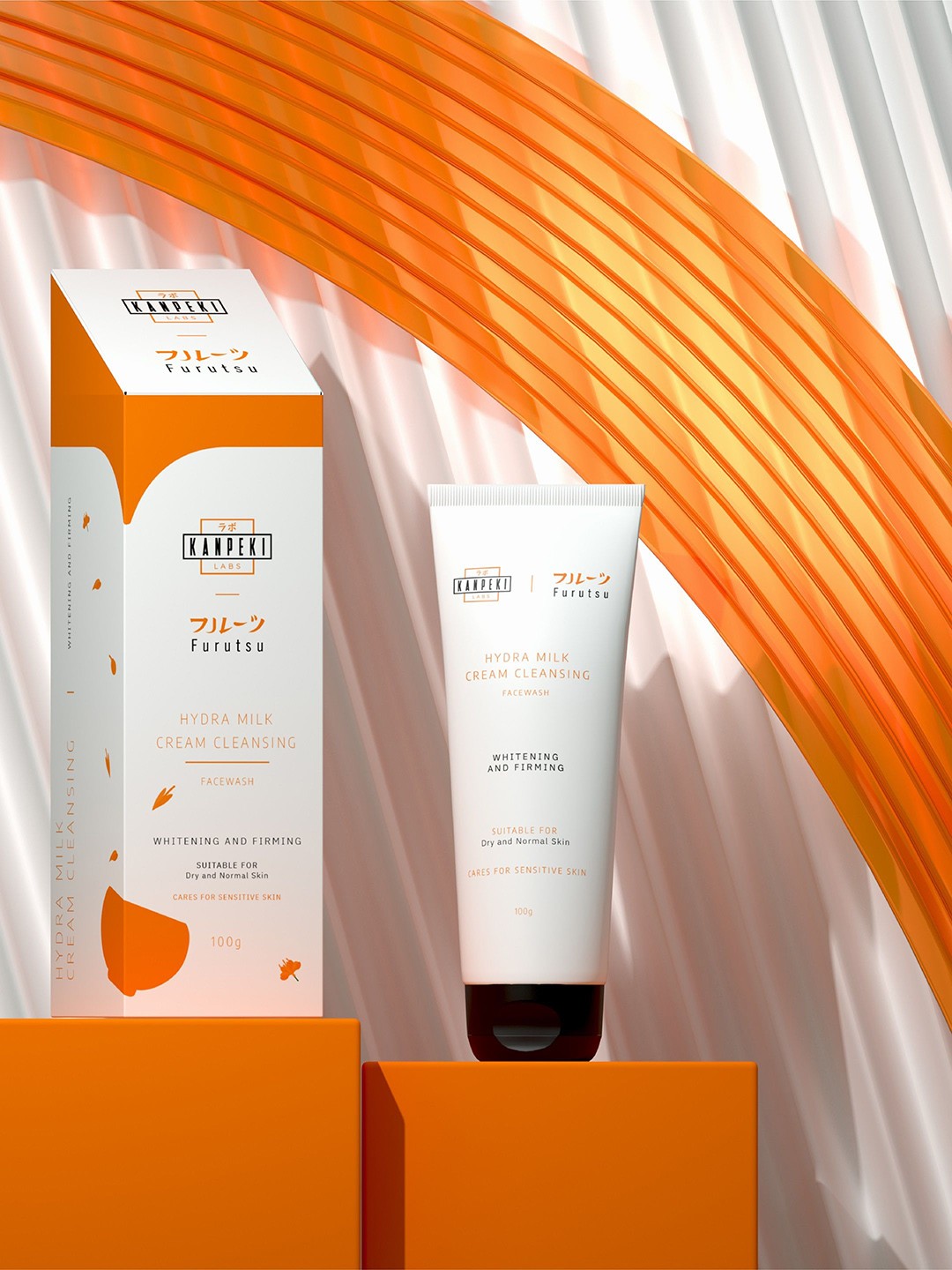 

Kanpeki Hydra Milk Cream Cleansing- 100g, Orange
