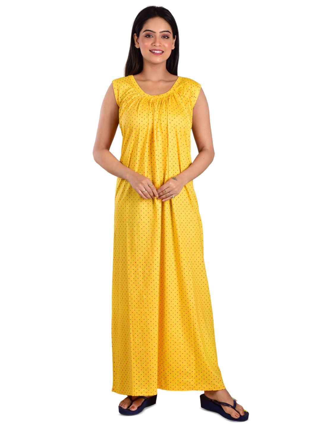 

DUI KONNA Maxi Nightdress, Yellow