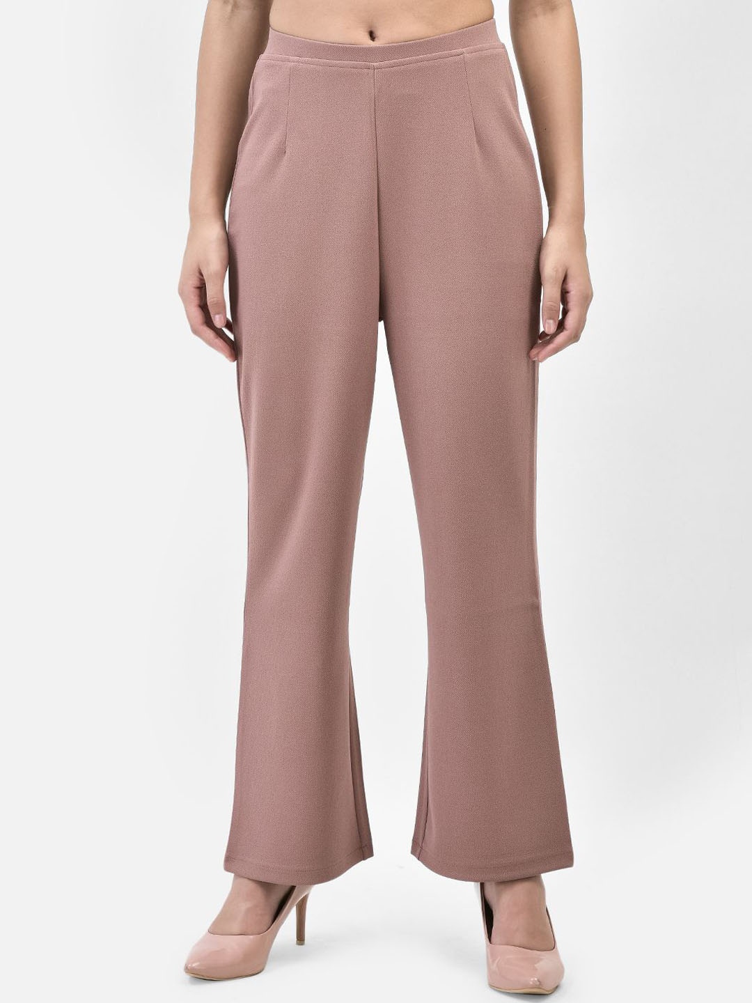 

FUTURO Women Relaxed Loose Fit High-Rise Trousers, Lavender