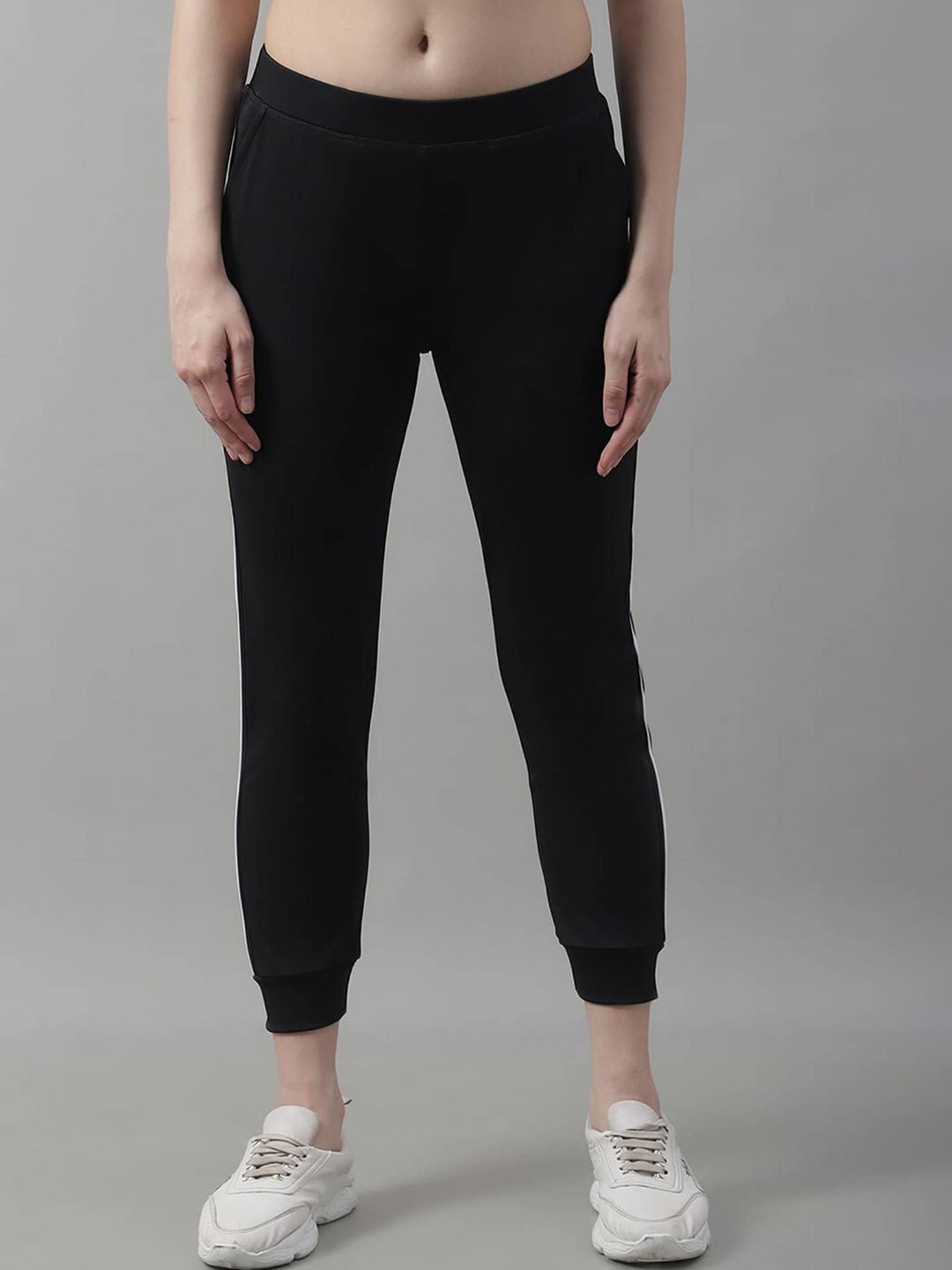 

WELL KEPT Women Mid-Rise Joggers, Black