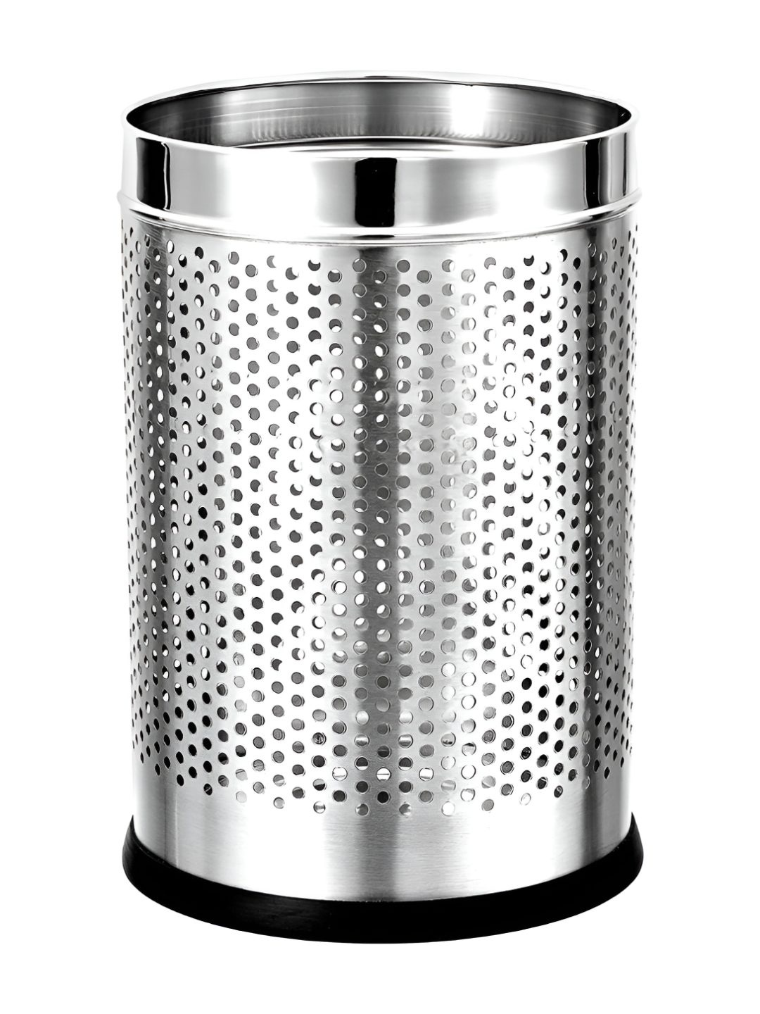 

Mumma's Life Silver Toned Self Design Stainless Steel Multipurpose Bin 5 L