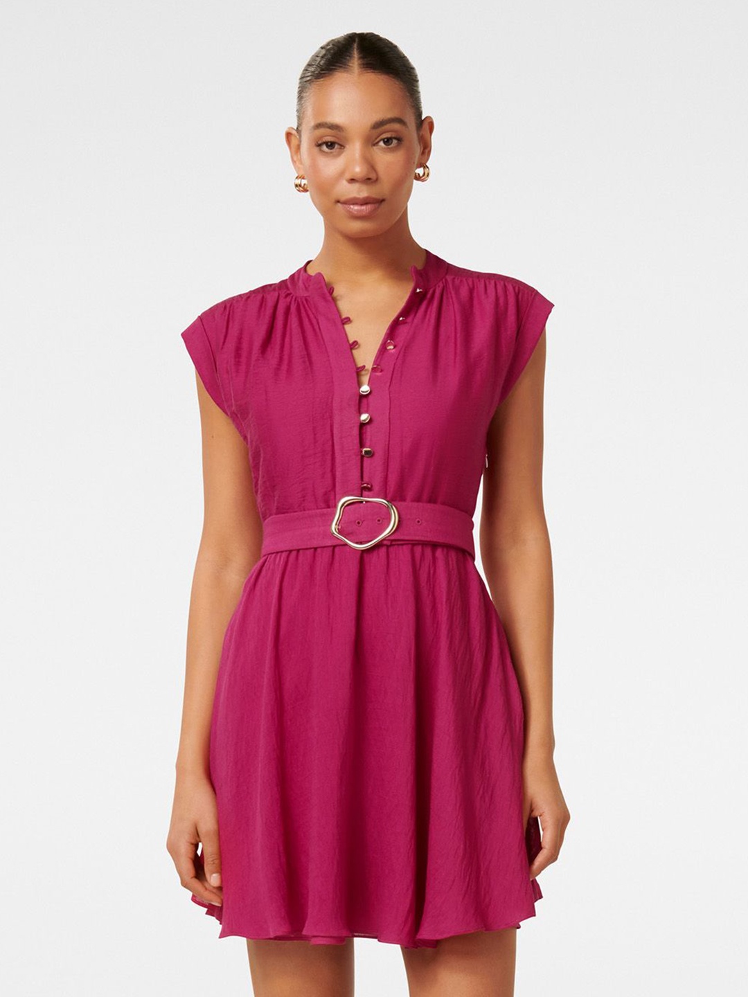 

Forever New Shirt Maxi Dress, Pink