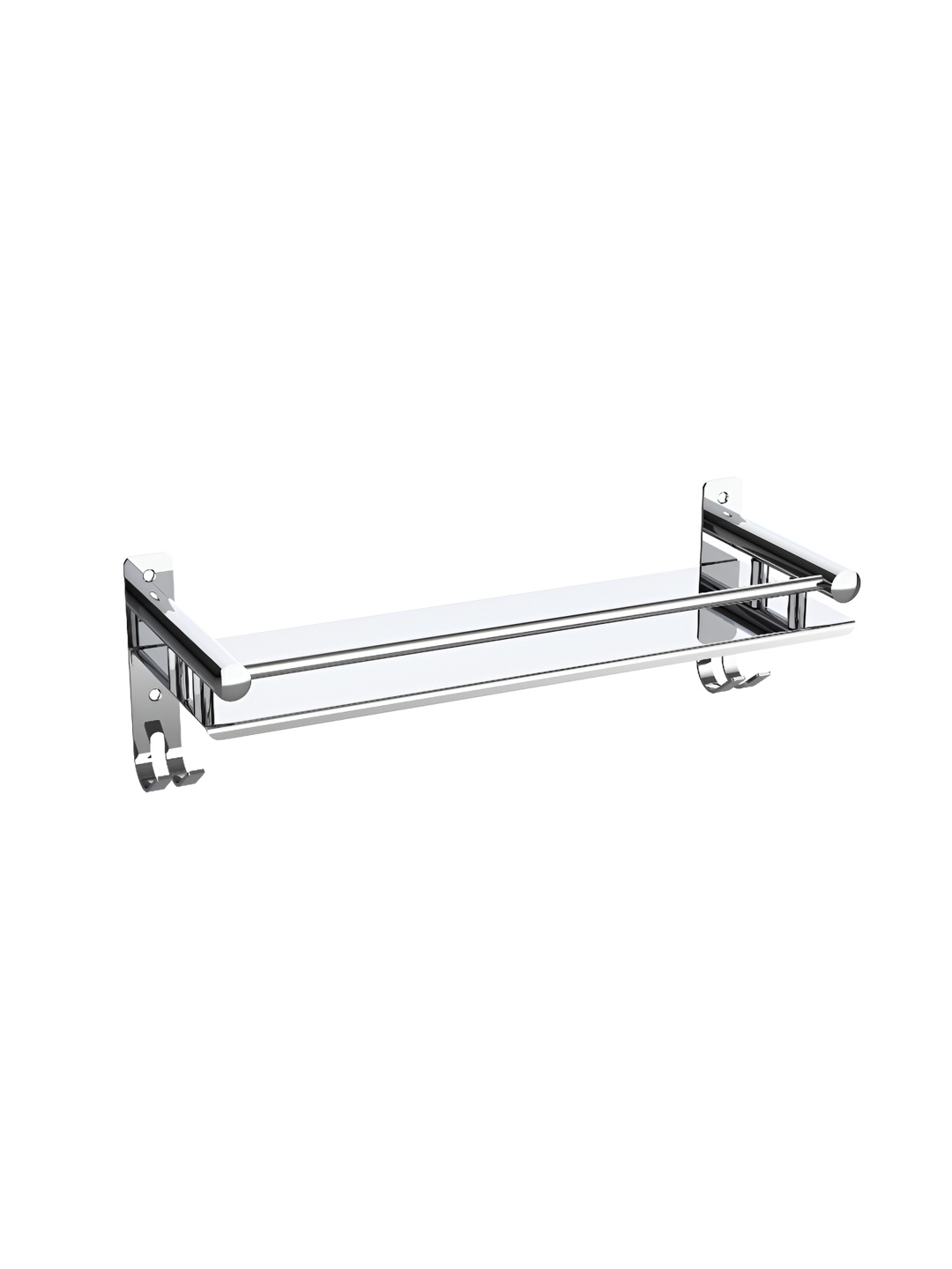 

Filox Silver Toned Solid Stainless Steel Bathroom Caddy