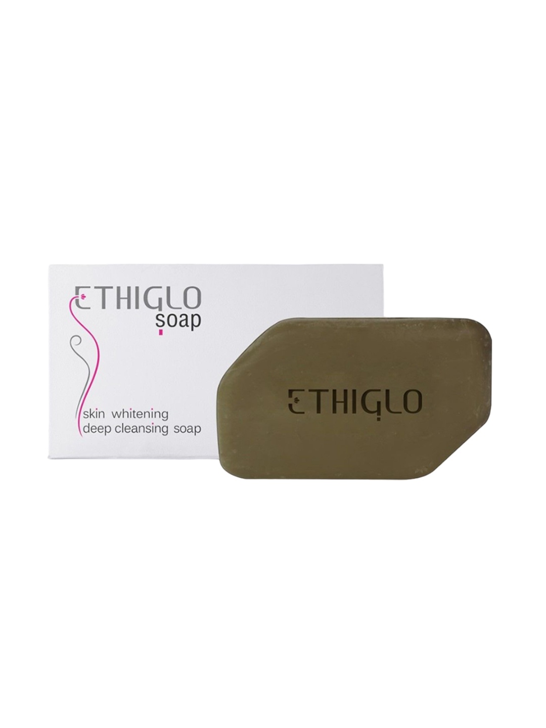 

ETHIGLO Skin Brightening Deep Cleansing Soap 75 g, Brown