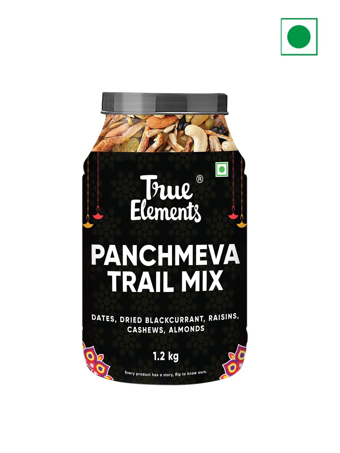 

True Elements Panchmeva Trail Mix 1.2kg, Black