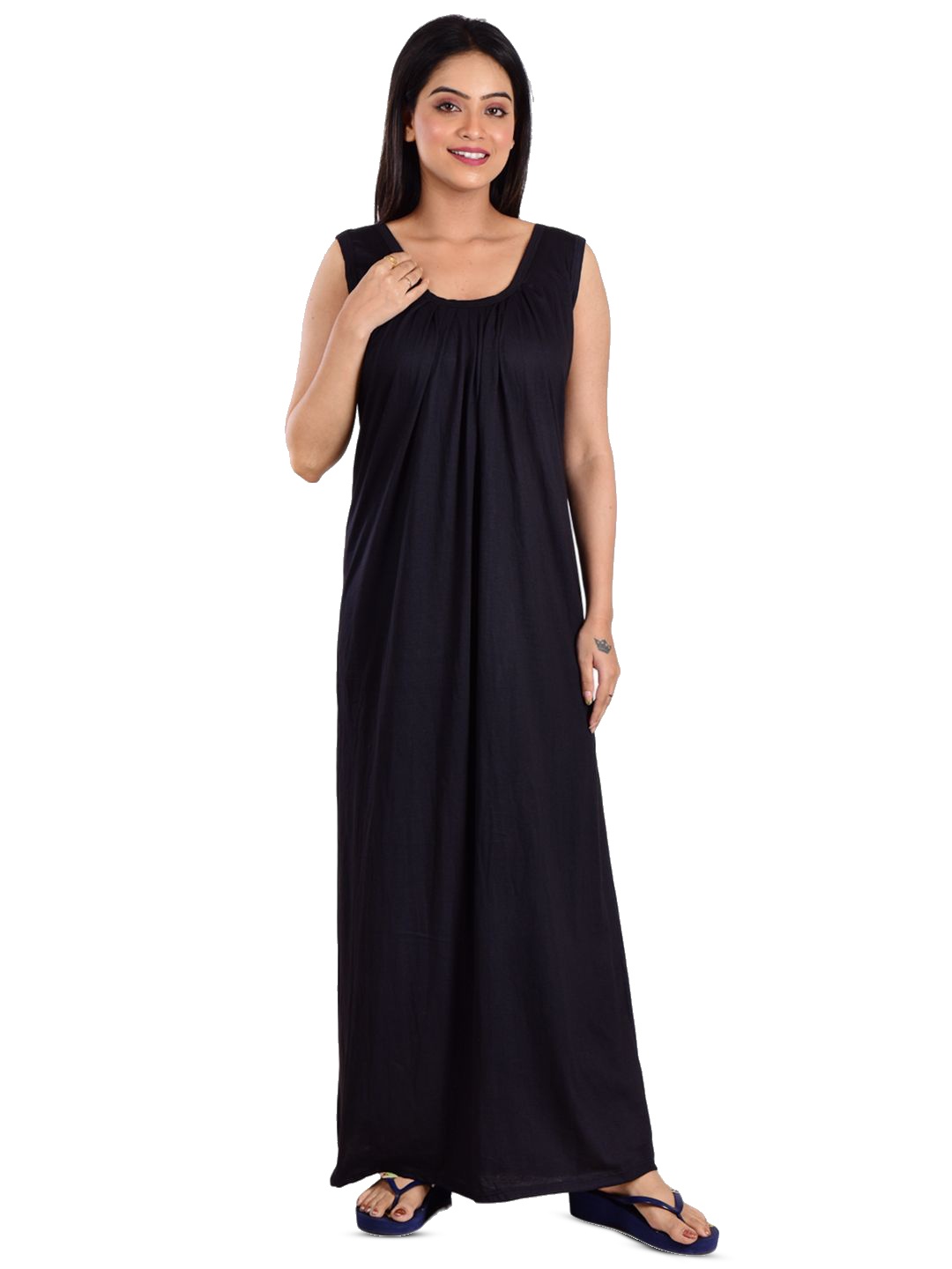 

DUI KONNA Maxi Nightdress, Black