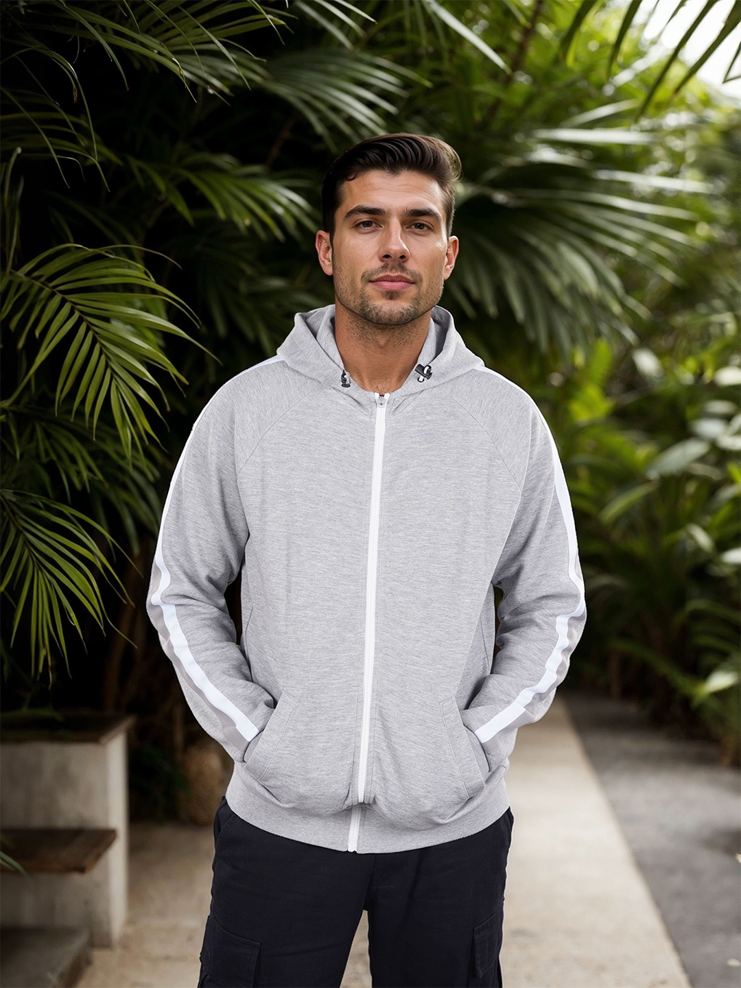 

Celio Men Hooded Sweatshirt, Grey