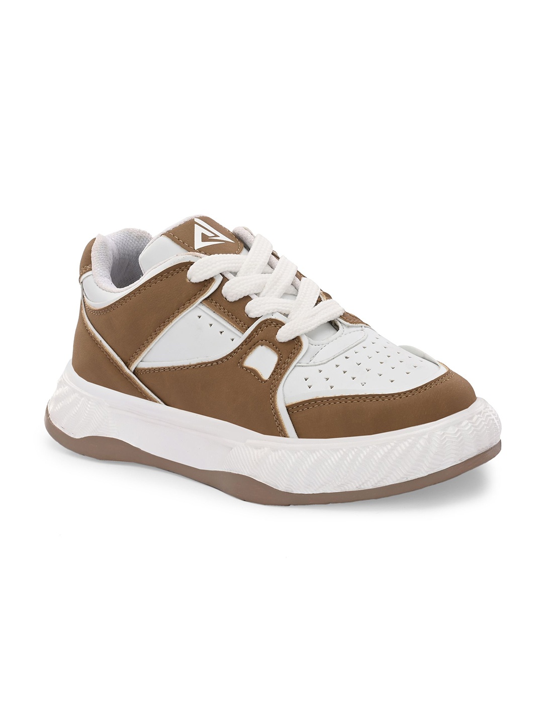 

AfroJack Men Colourblocked Sneakers, Brown