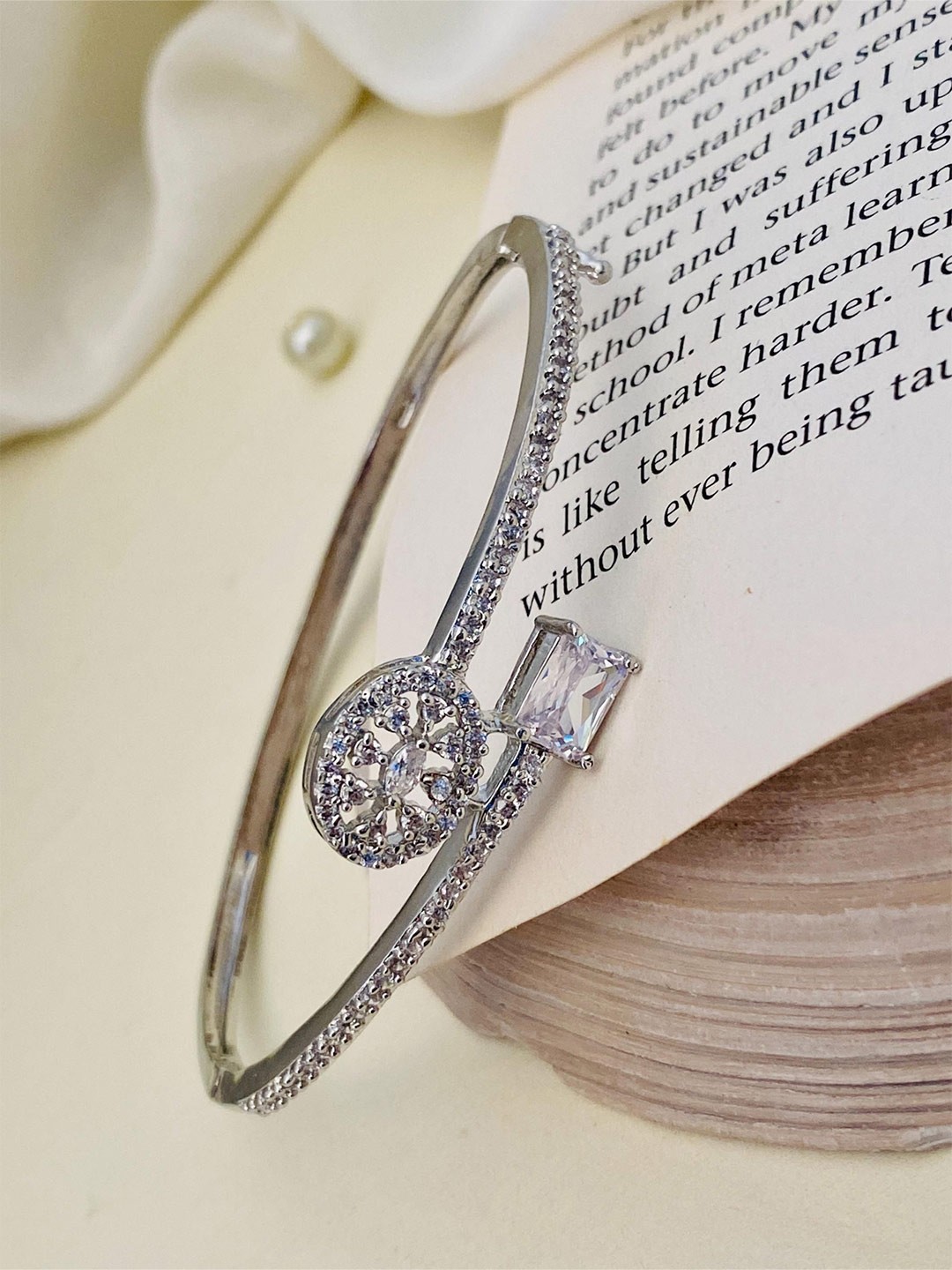 

ABDESIGNS Silver-Plated Brass Cuff Bracelet