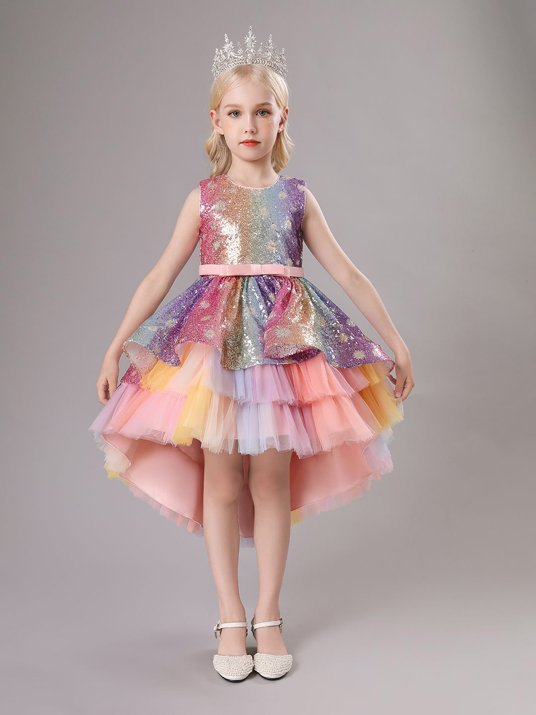 

JC SPARKLE Fit & Flare Dress, Pink