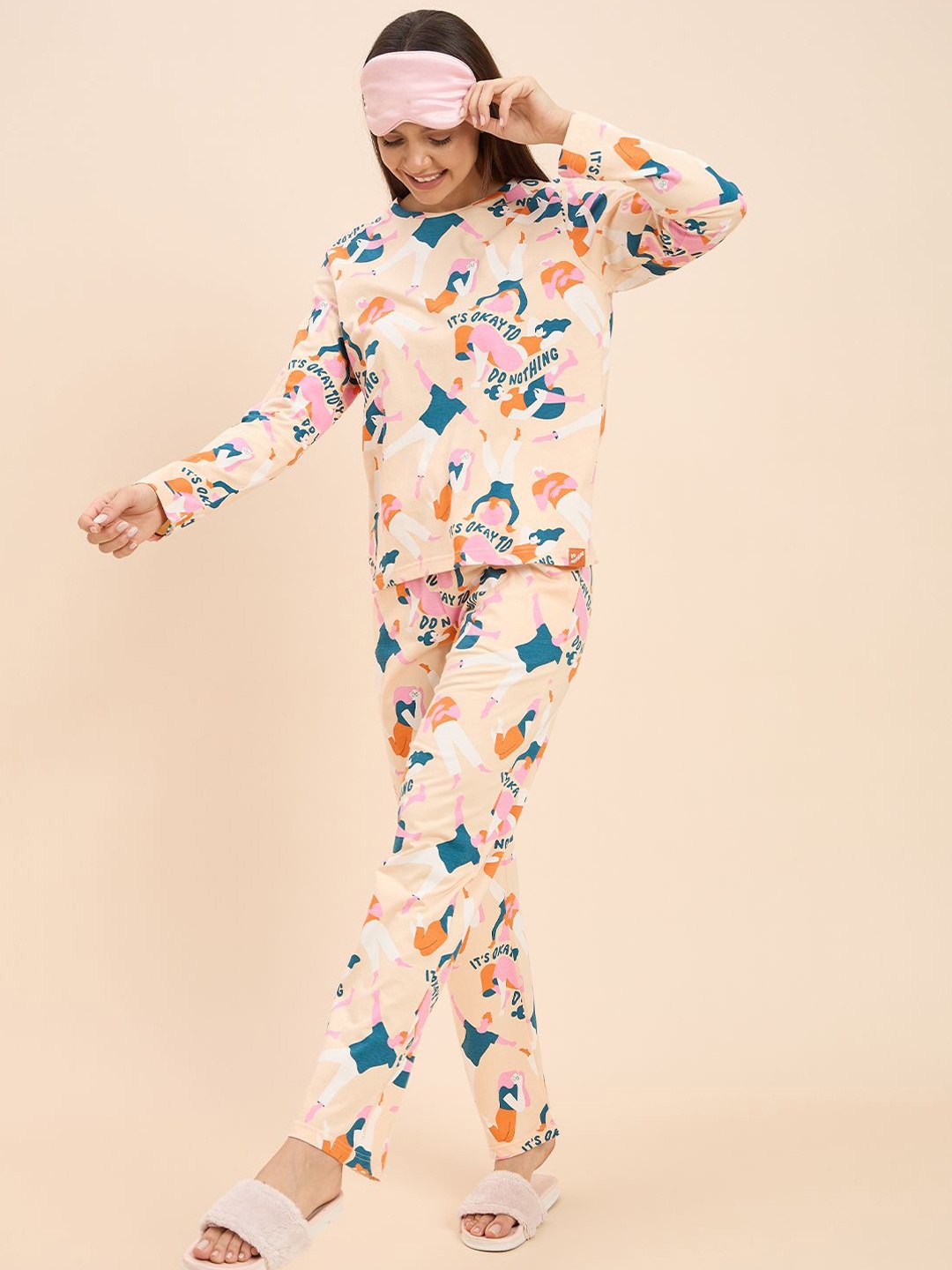 

Sweet Dreams Peach Bliss Pyjama Set