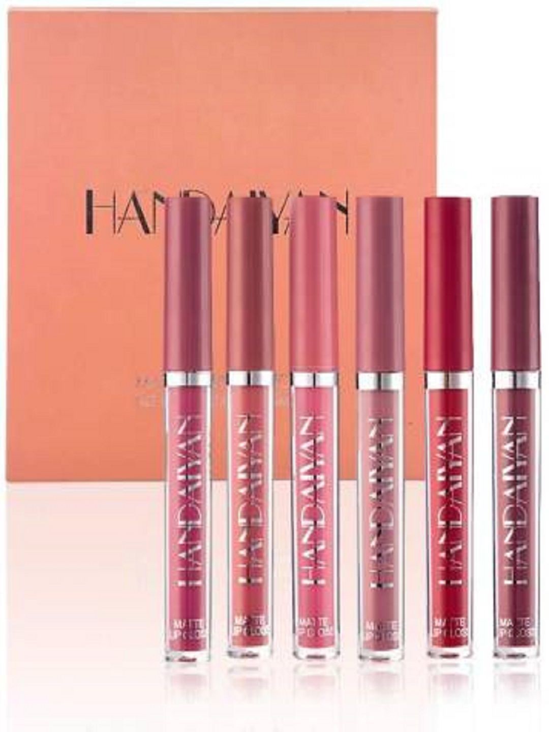 

Huda Girl Set Of 6 Waterproof Matte Liquid Lipstick- 18ml Each, Multi