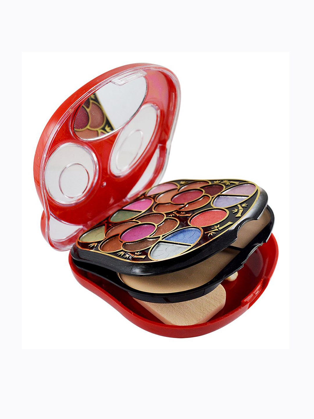 

A.D.S 21 Eye Shadow, 2 Compact, 2 Blusher, 4 Lip Color,1 Mirror,1 Puff Makeup Kit-45g, Multi