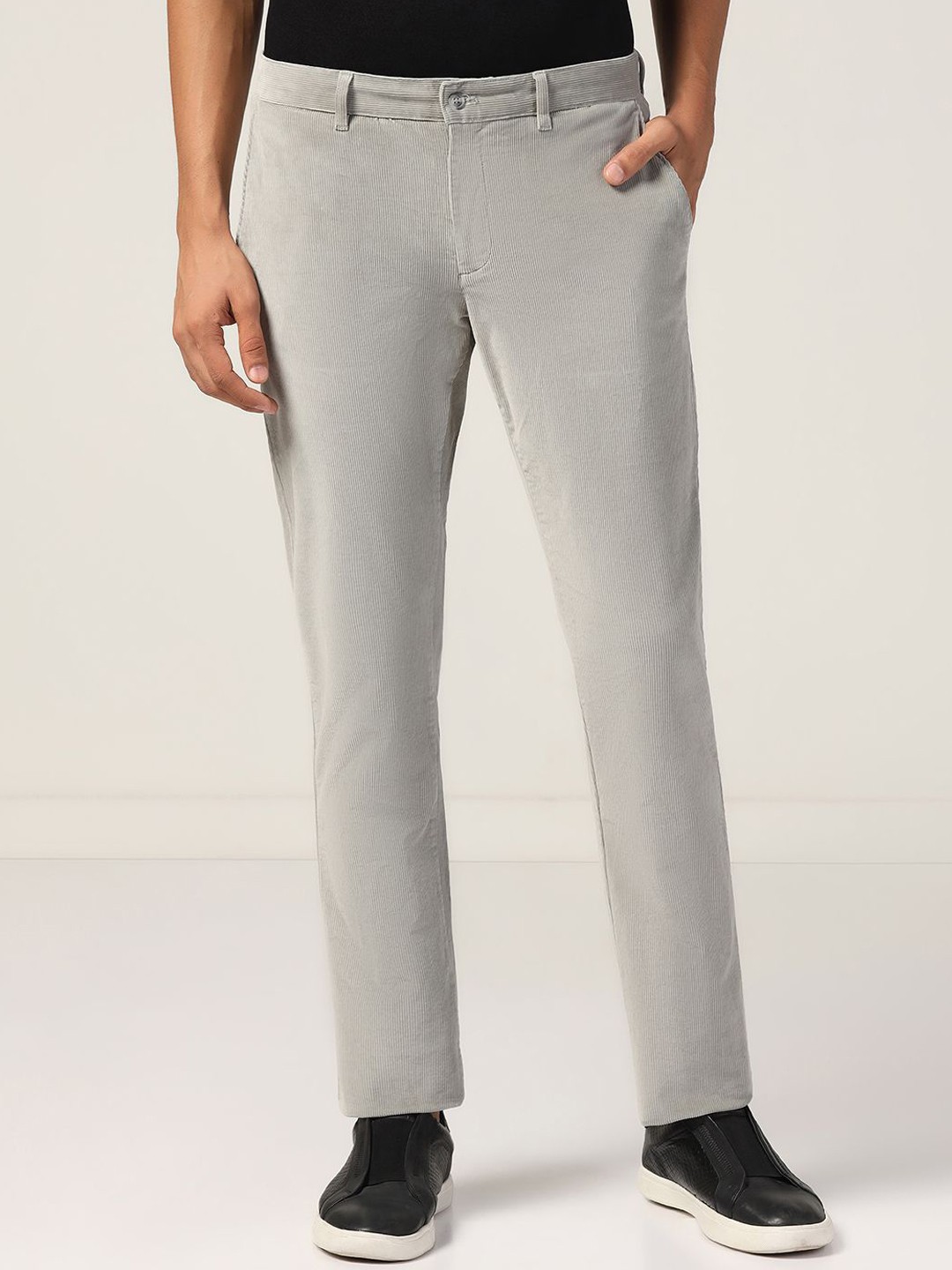 

Blackberrys Men Slim Fit Trousers, Grey